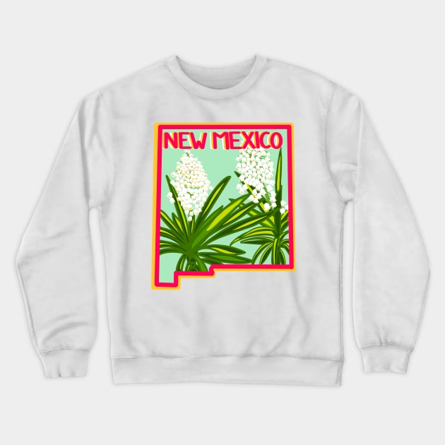 New Mexico Yucca flower Crewneck Sweatshirt by avadoodle